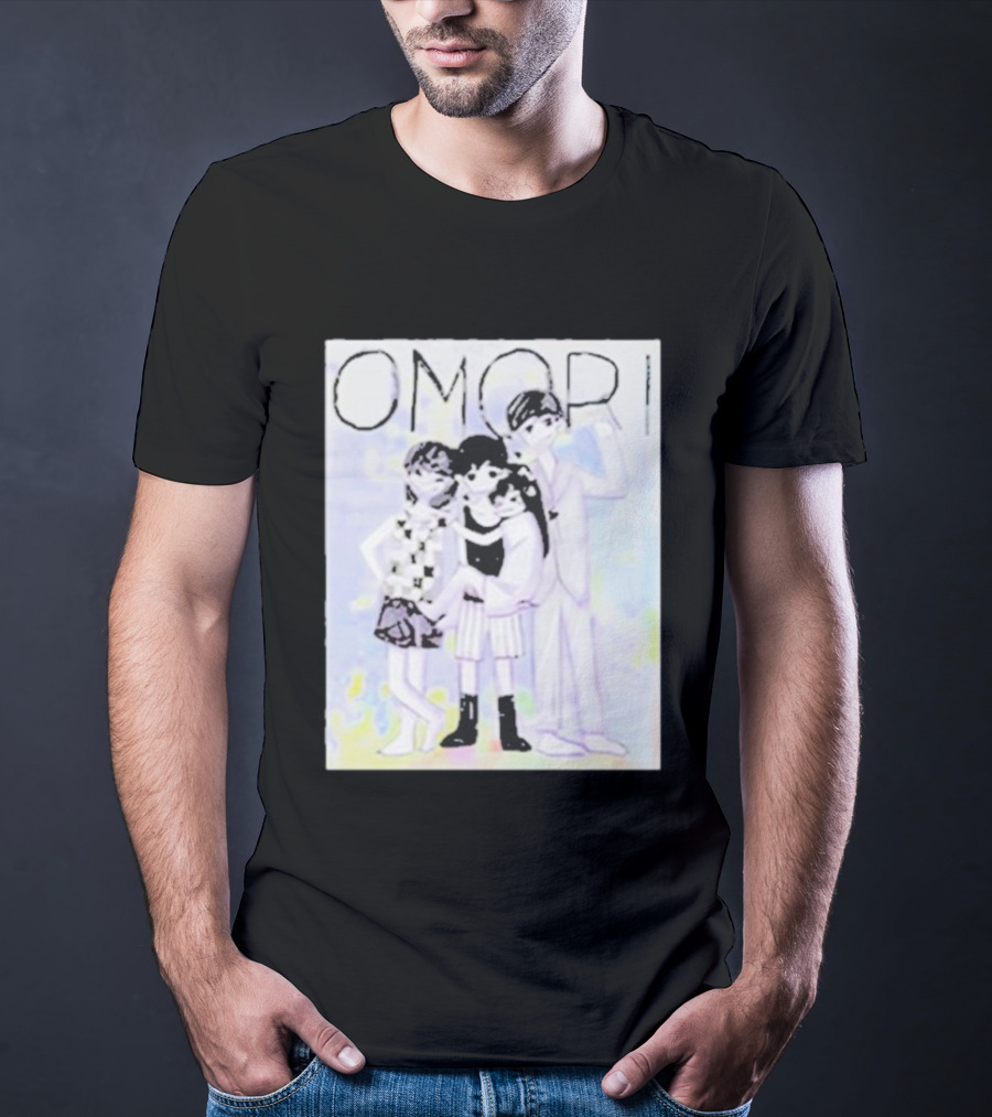 OMORI Game Characters Group Illustration T-Shirt