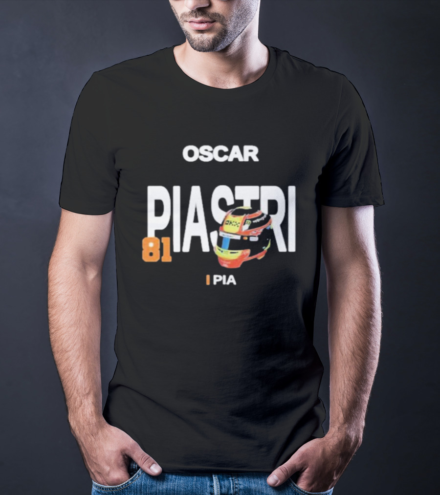 Oscar Piastri PIA81 Racing Helmet Icon PIA 81 T-Shirt