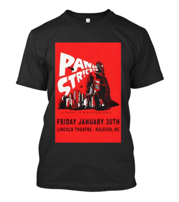 Panic Stricken A Tribute To Widespread Panic Lincoln Theatre Raleigh NC January 30 2026 T-Shirt