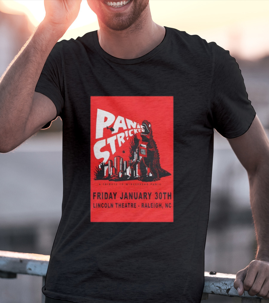 Panic Stricken A Tribute To Widespread Panic Lincoln Theatre Raleigh NC January 30 2026 T-Shirt