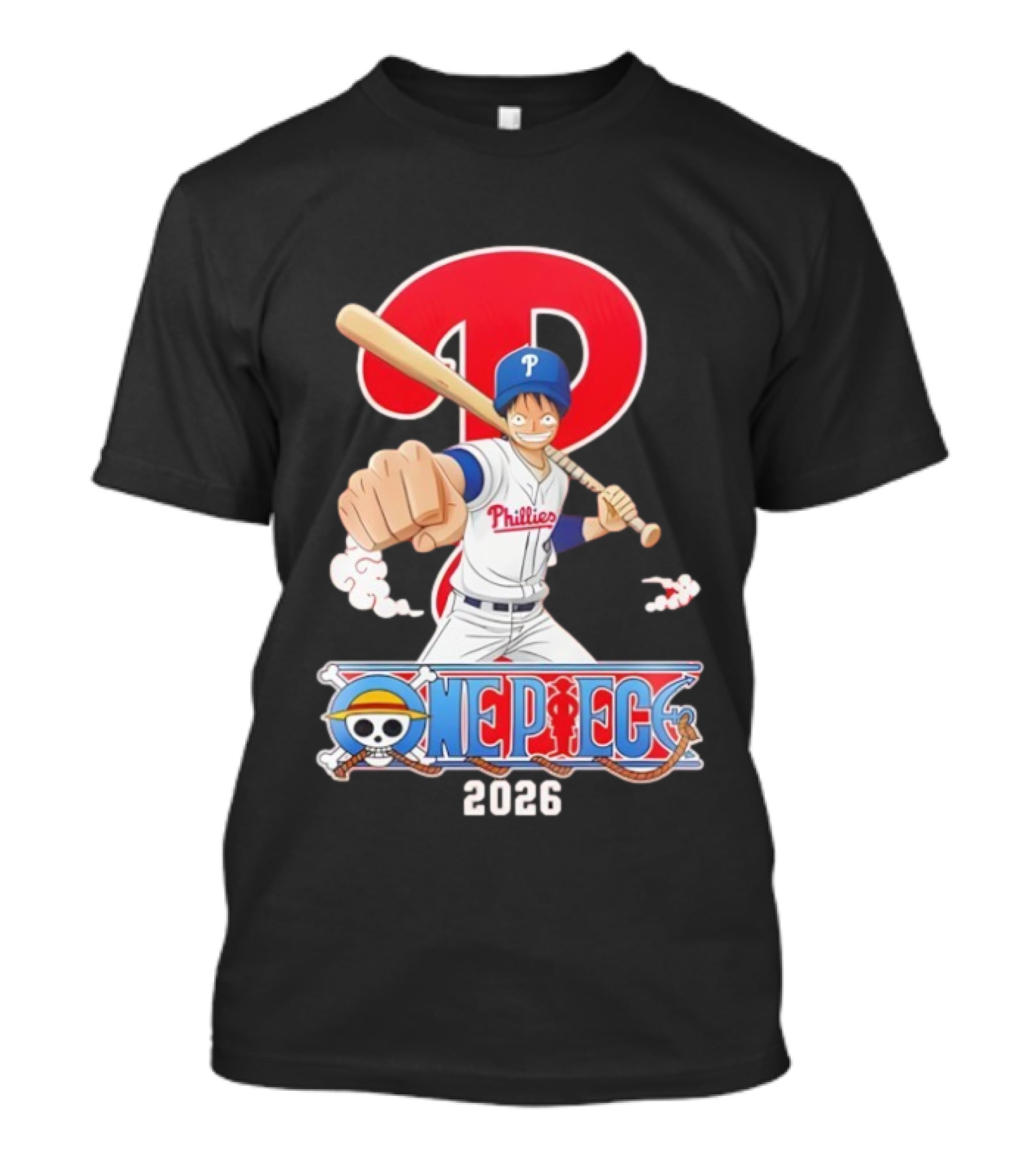 Philadelphia Phillies One Piece Crossover 2026 T-Shirt