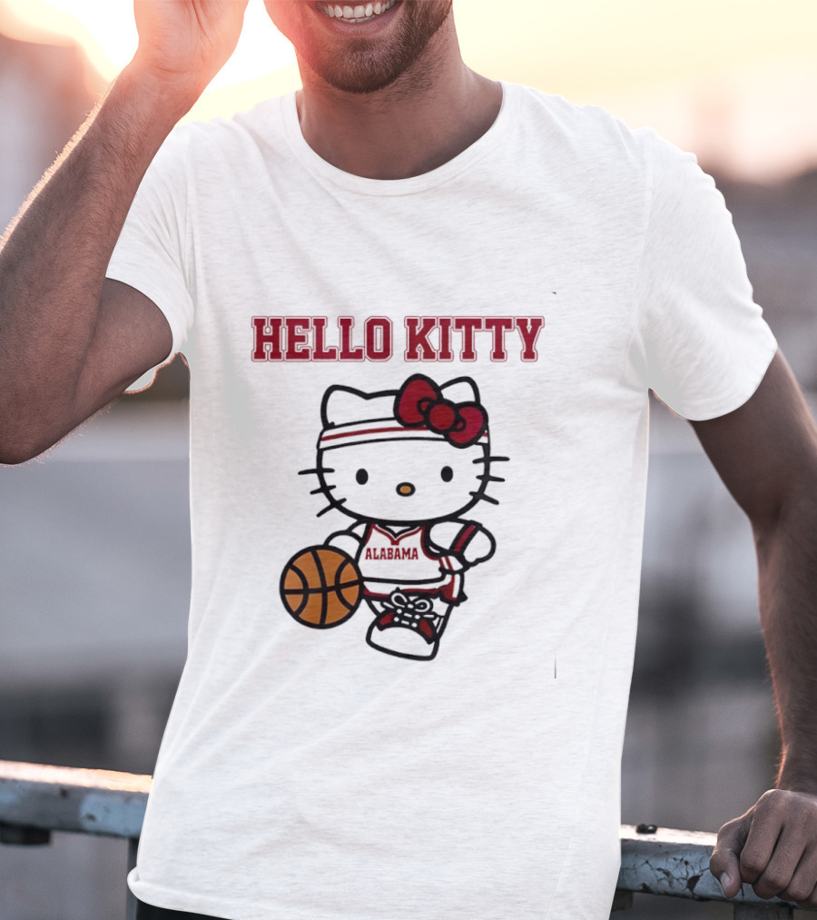 Alabama Basketball Hello Kitty Collaboration Night T-Shirt