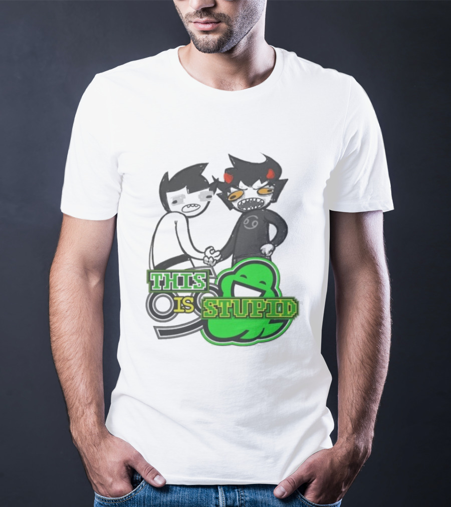 Strife Project This Is Stupid Homestuck New Age Of Assholes Gamzee Makara Iconic Troll Characters T-Shirt