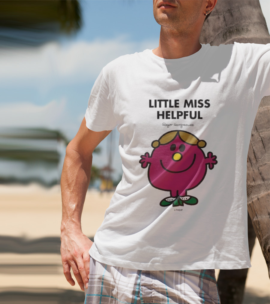 Little Miss Helpful Roger Hargreaves Character T-Shirt