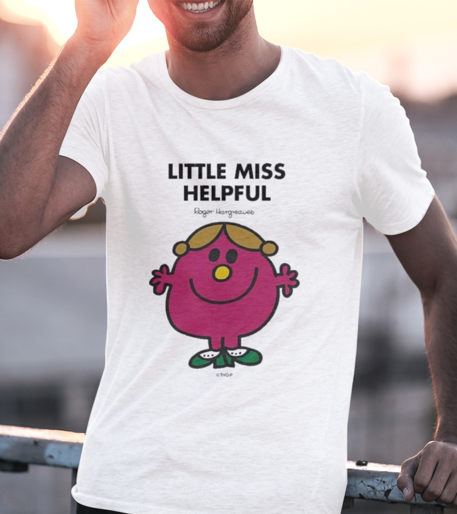 Little Miss Helpful Roger Hargreaves Character T-Shirt