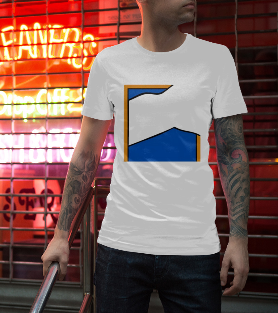 Thechemicalbrothers Kipping Like A Stone Retro Blue Orange Modern Art Style T-Shirt