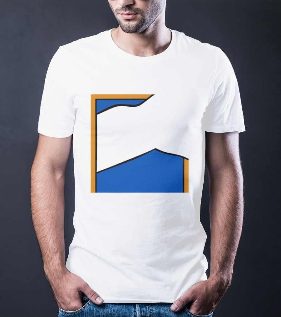 Thechemicalbrothers Kipping Like A Stone Retro Blue Orange Modern Art Style T-Shirt