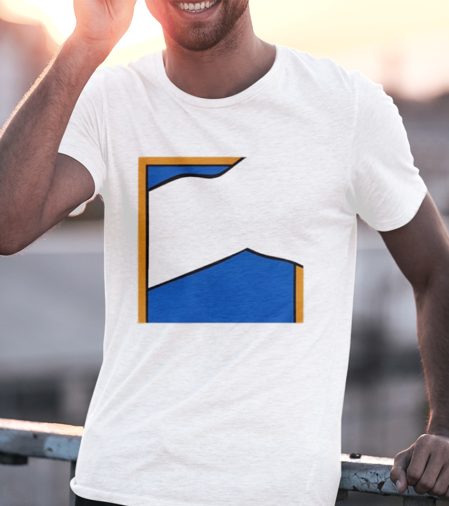 Thechemicalbrothers Kipping Like A Stone Retro Blue Orange Modern Art Style T-Shirt