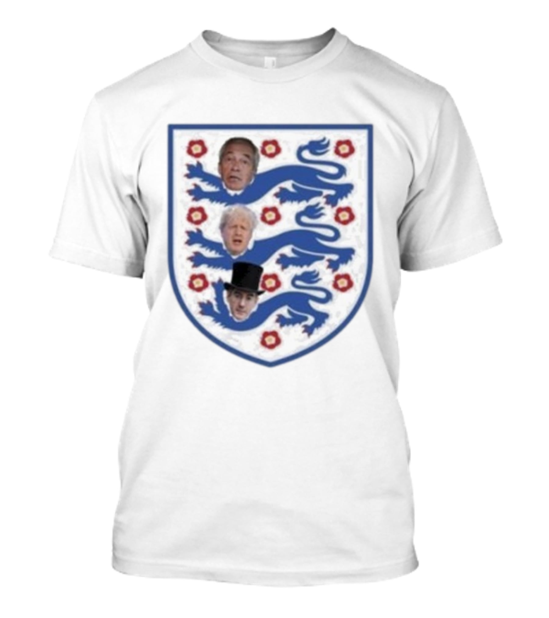 Three Liars On My England Football Crest Parody T-Shirt