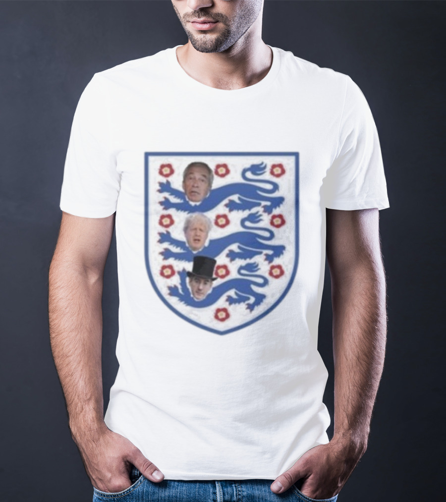 Three Liars On My England Football Crest Parody T-Shirt