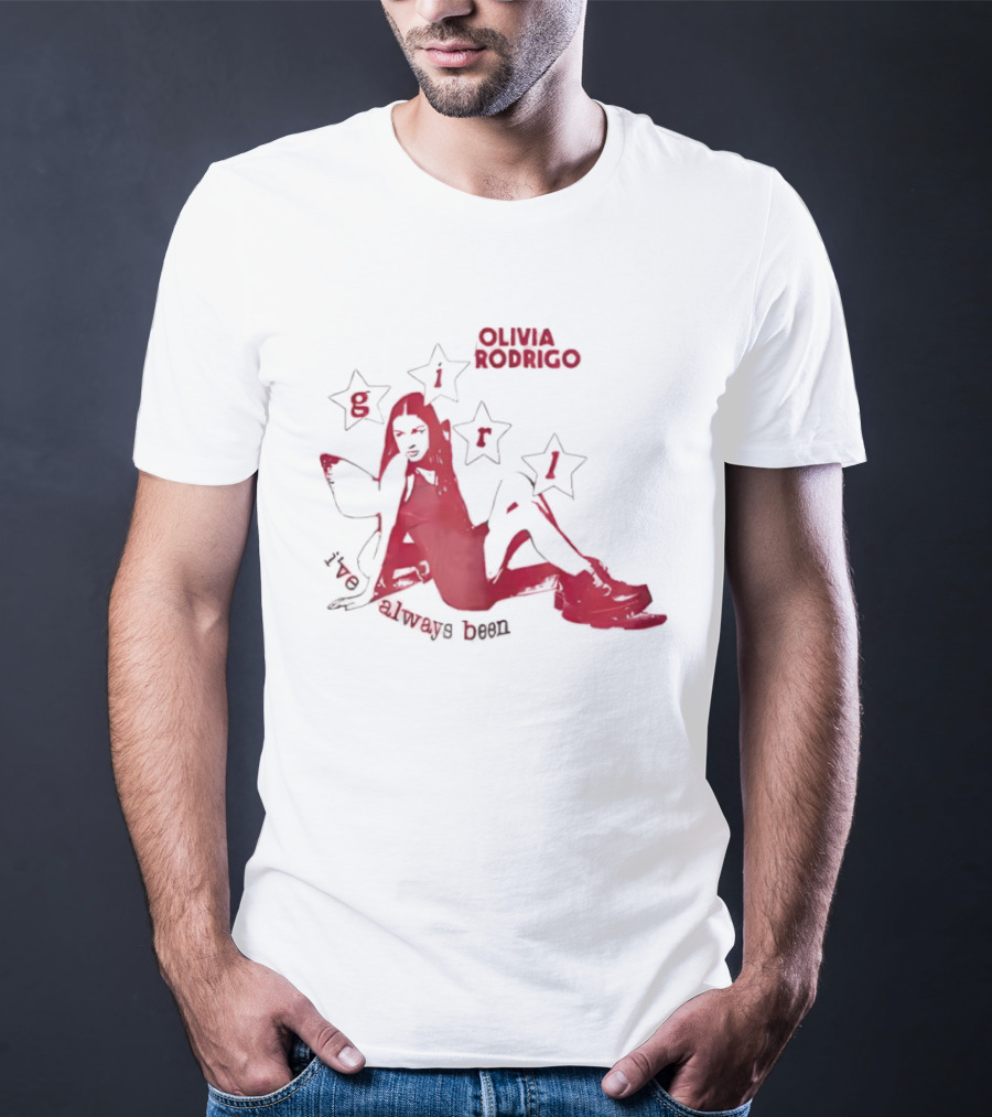 Olivia Rodrigo Girl I've Always Been Starry Illustration T-Shirt