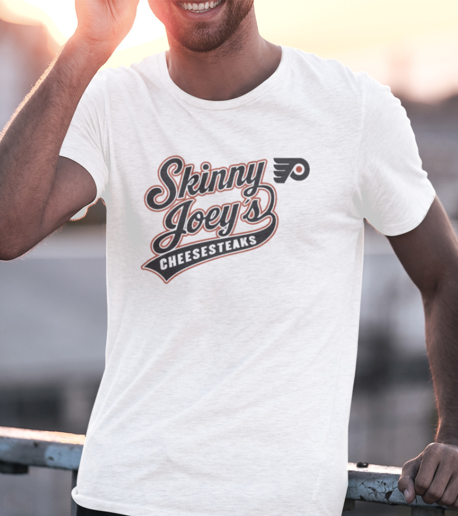 Philadelphia Flyers Skinny Joey’s Cheesesteaks Collaboration T-Shirt