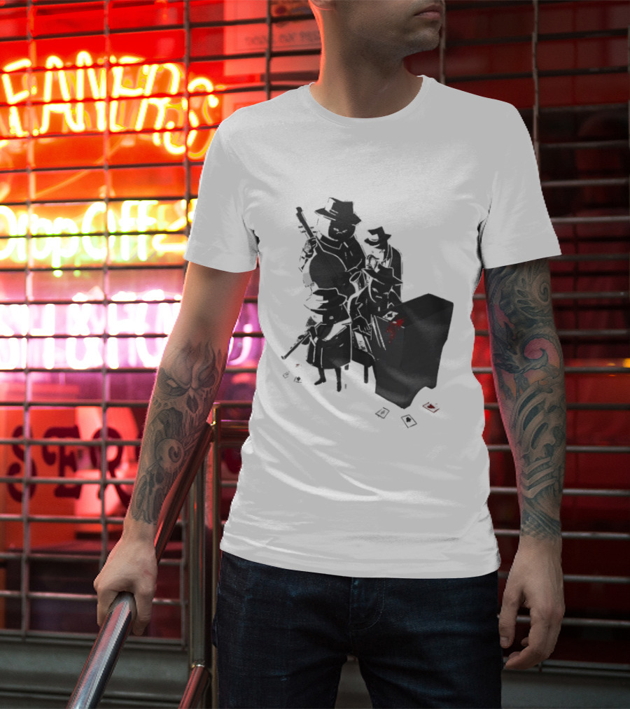 Project Soundpage Midnight Music Jazz Band Noir Aesthetic T-Shirt