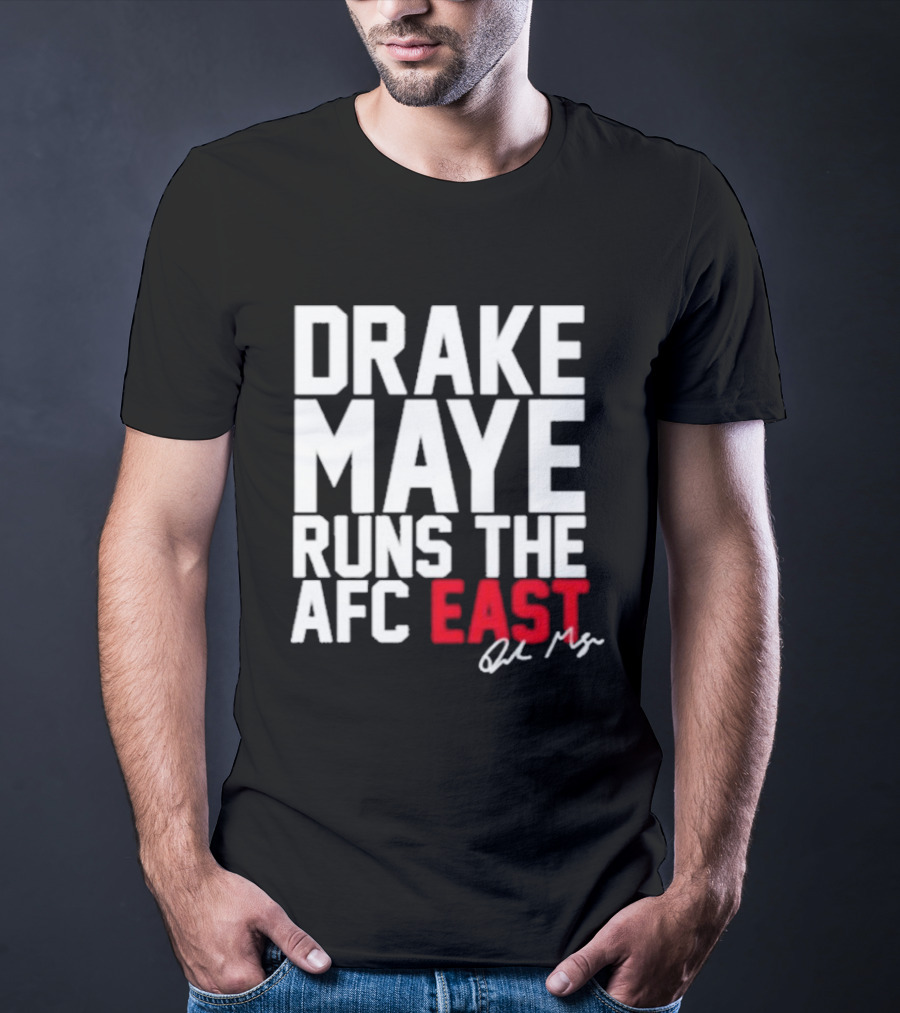 Drake Maye Runs The AFC East T-Shirt