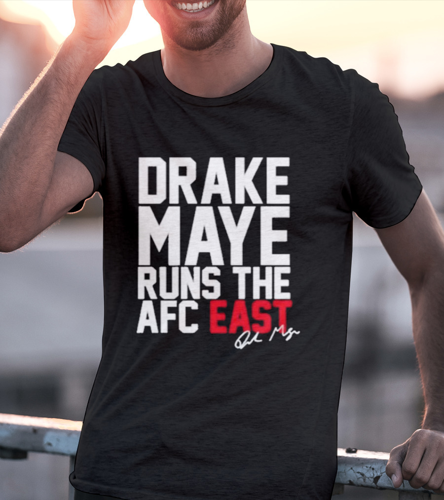 Drake Maye Runs The AFC East T-Shirt
