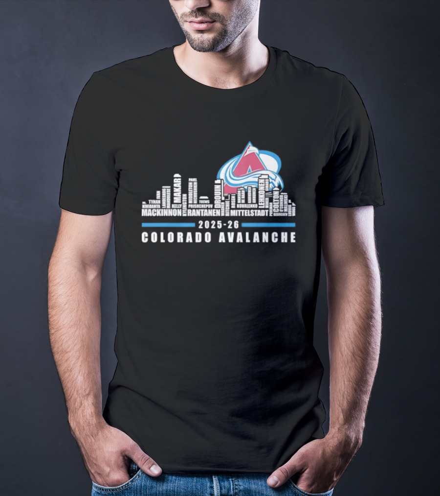 Colorado Avalanche 2025 26 City Skyline T-Shirt
