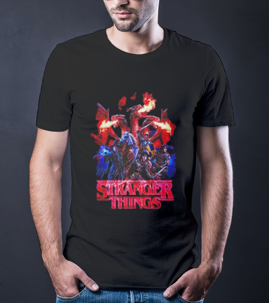 Stranger Things Dragon Fantasy Adventure T-Shirt
