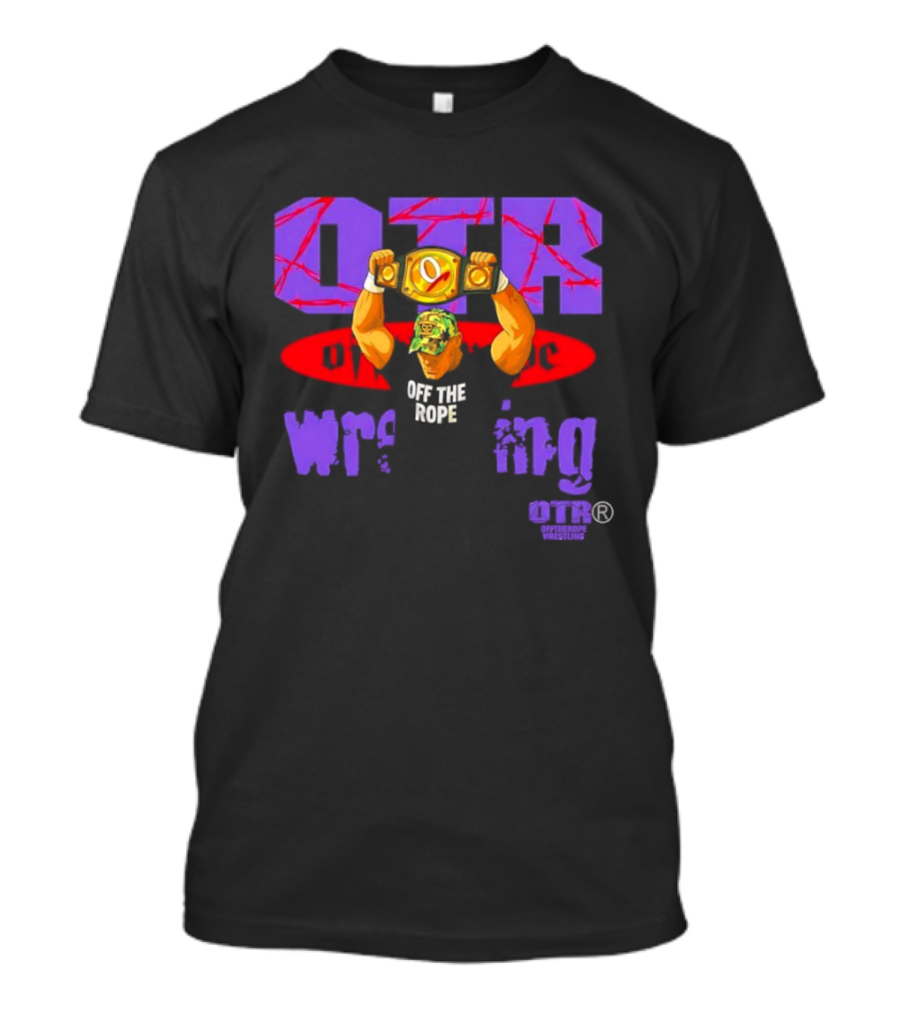 OTR Off The Ropes Wrestling Championship Belt Victory T-Shirt