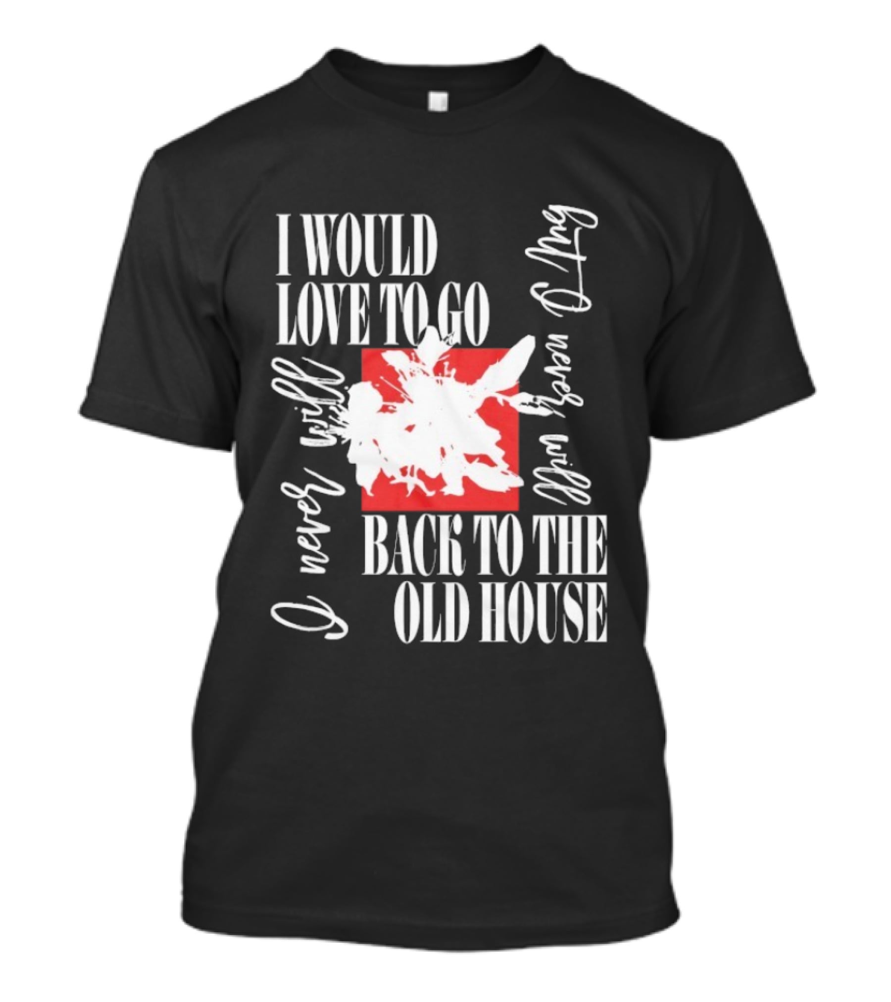 I Would Love To Go Back To The Old House Never Will I Never Learn Anything T-Shirt