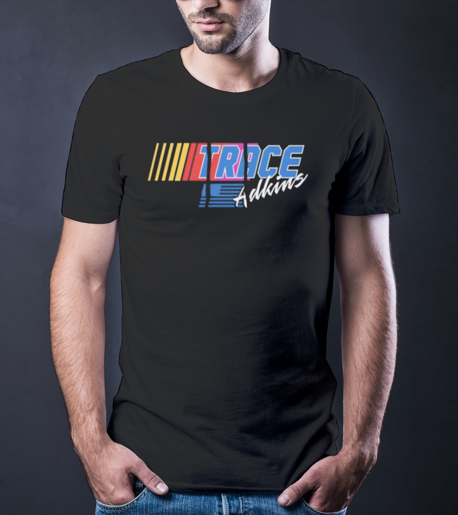 Trace Adkins USA Flag Racing T-Shirt