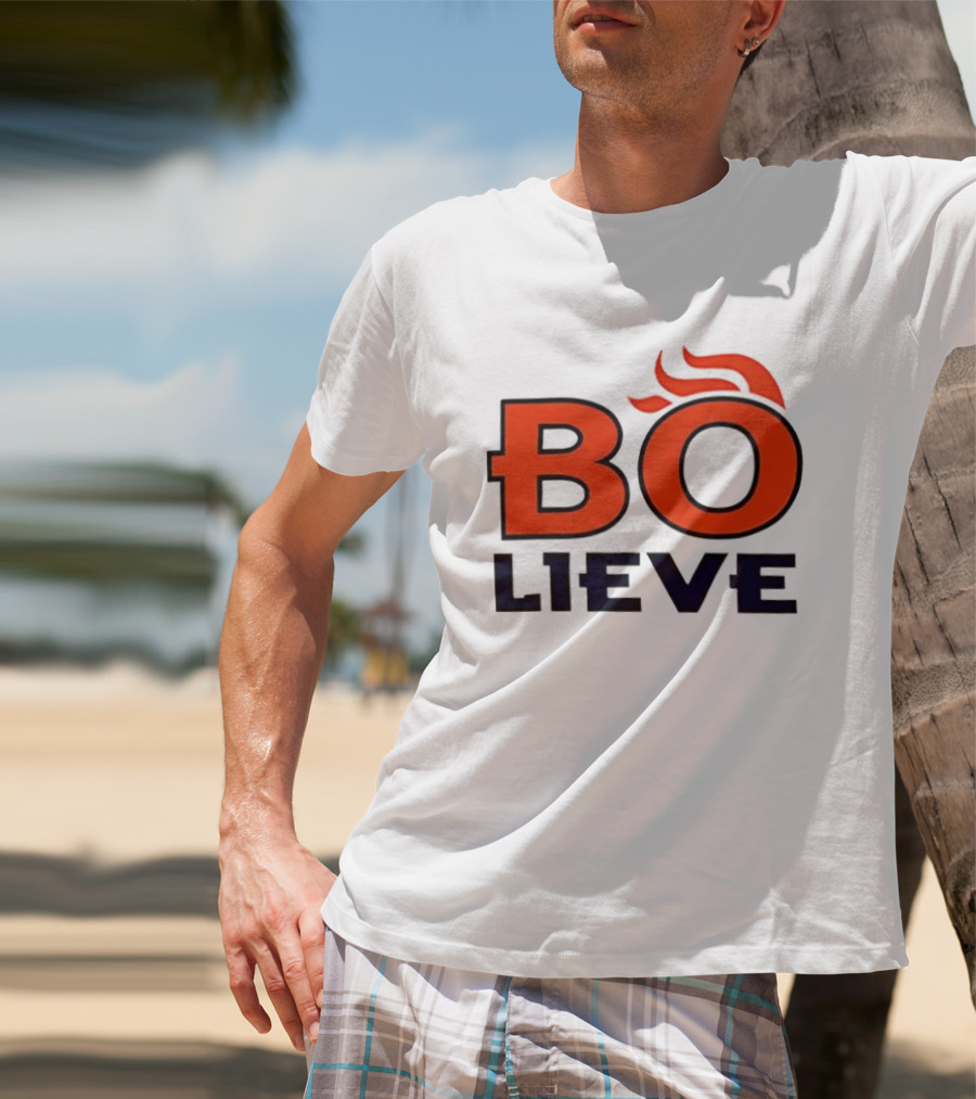 Bo Lieve Denver Broncos Flame T-Shirt