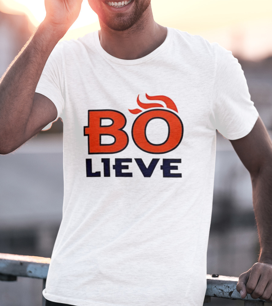 Bo Lieve Denver Broncos Flame T-Shirt