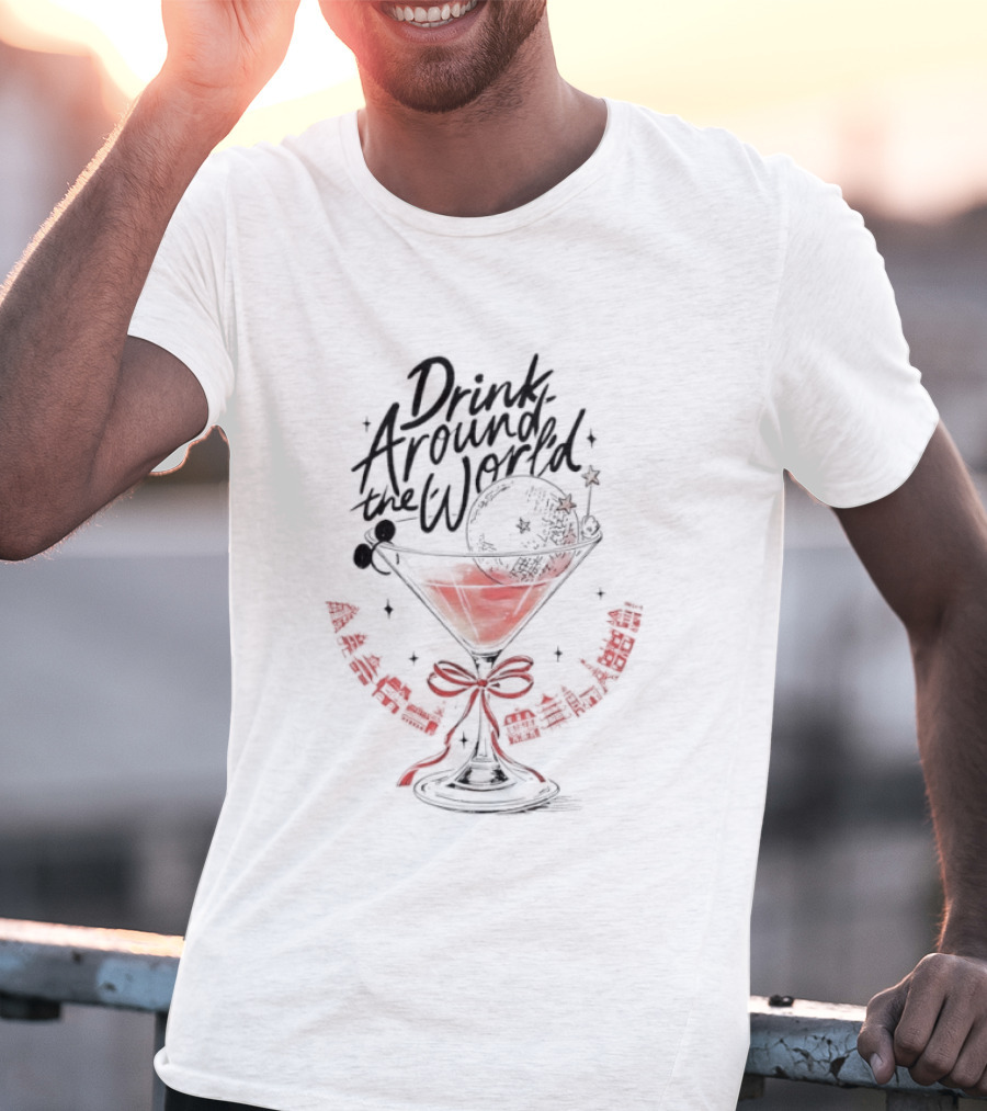 Drink Around The World Graphic T-Shirt