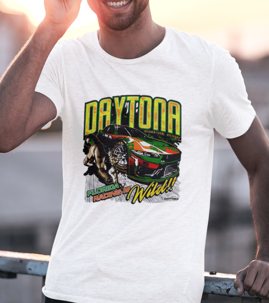 Daytona International Speedway Florida Racing Is Wild Daytona 500 Regional Franklin T-Shirt