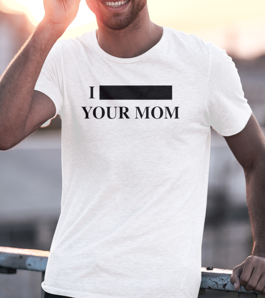I Blackout Your Mom Hidden Word Playful Text Drinking Humor T-Shirt