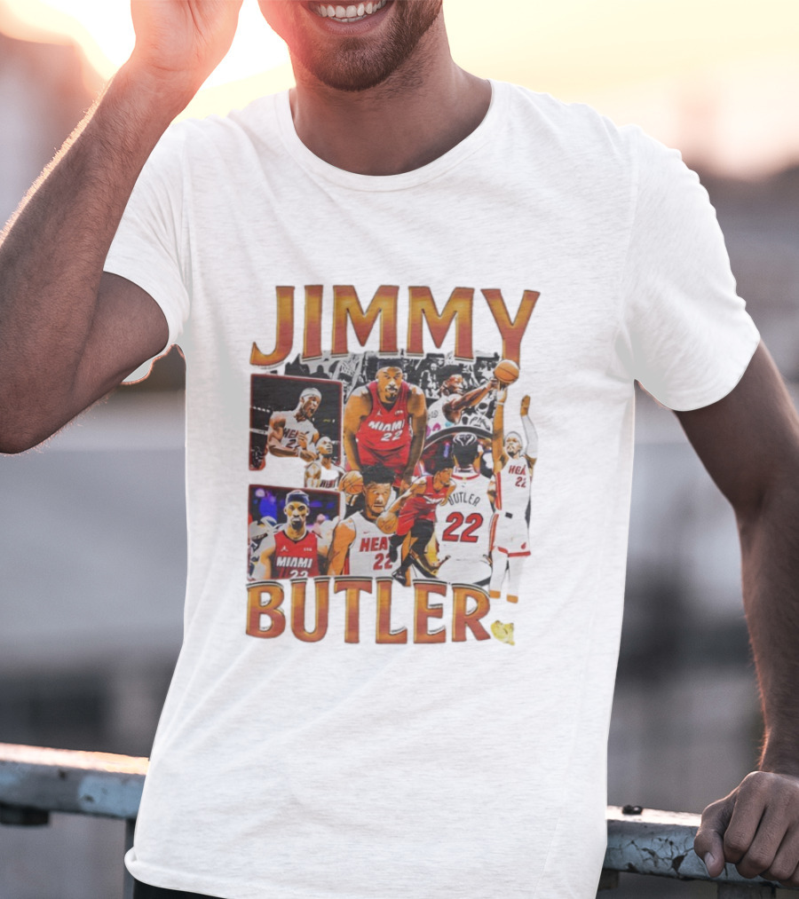 Jimmy Butler Miami Heat 22 Basketball Star Highlights T-Shirt