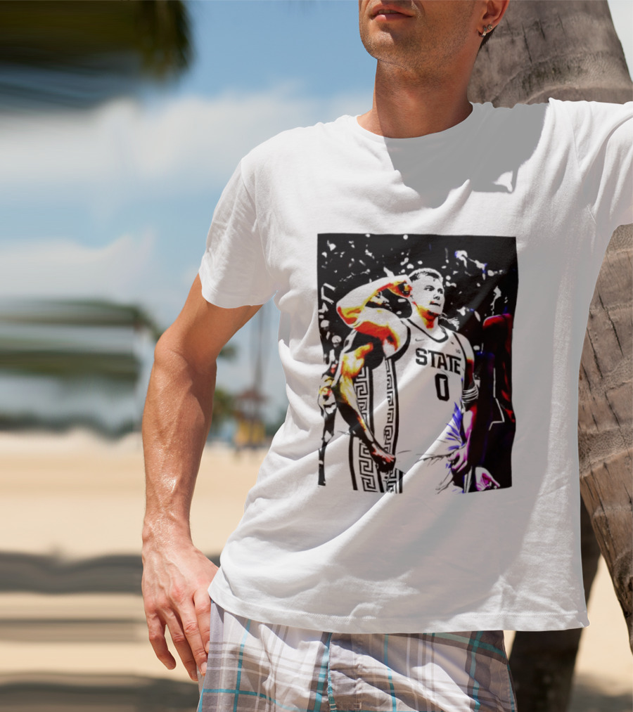 Jaxon Kohler Michigan State Spartans Basketball Jersey T-Shirt