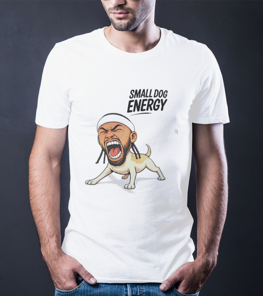 Chihuahua Small Dog Energy Funny Cartoon T-Shirt