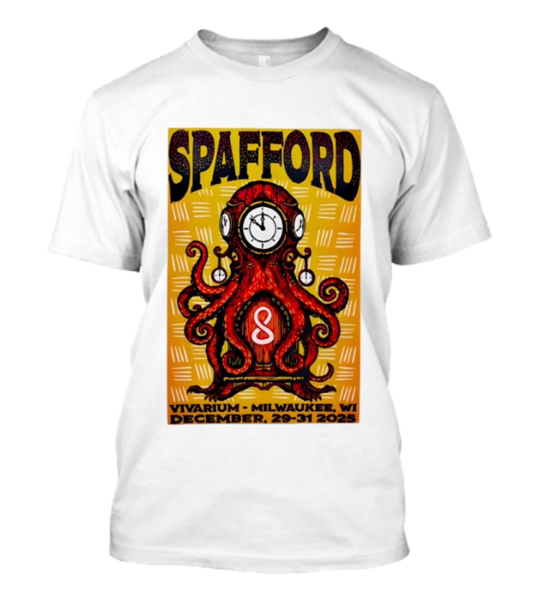 Spafford Vivarium Milwaukee WI December 29 31 2025 Octopus T-Shirt