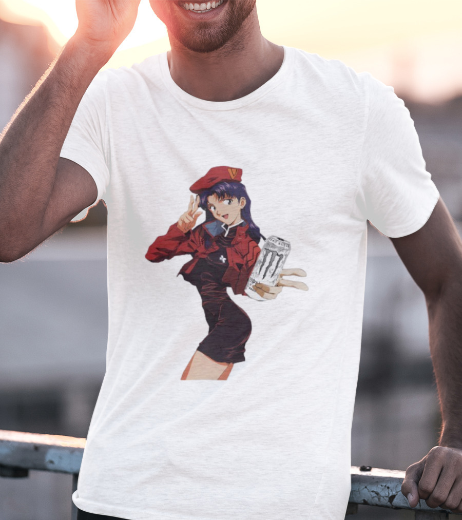 Misato Katsuragi Monster Energy Zero Sugar T-Shirt