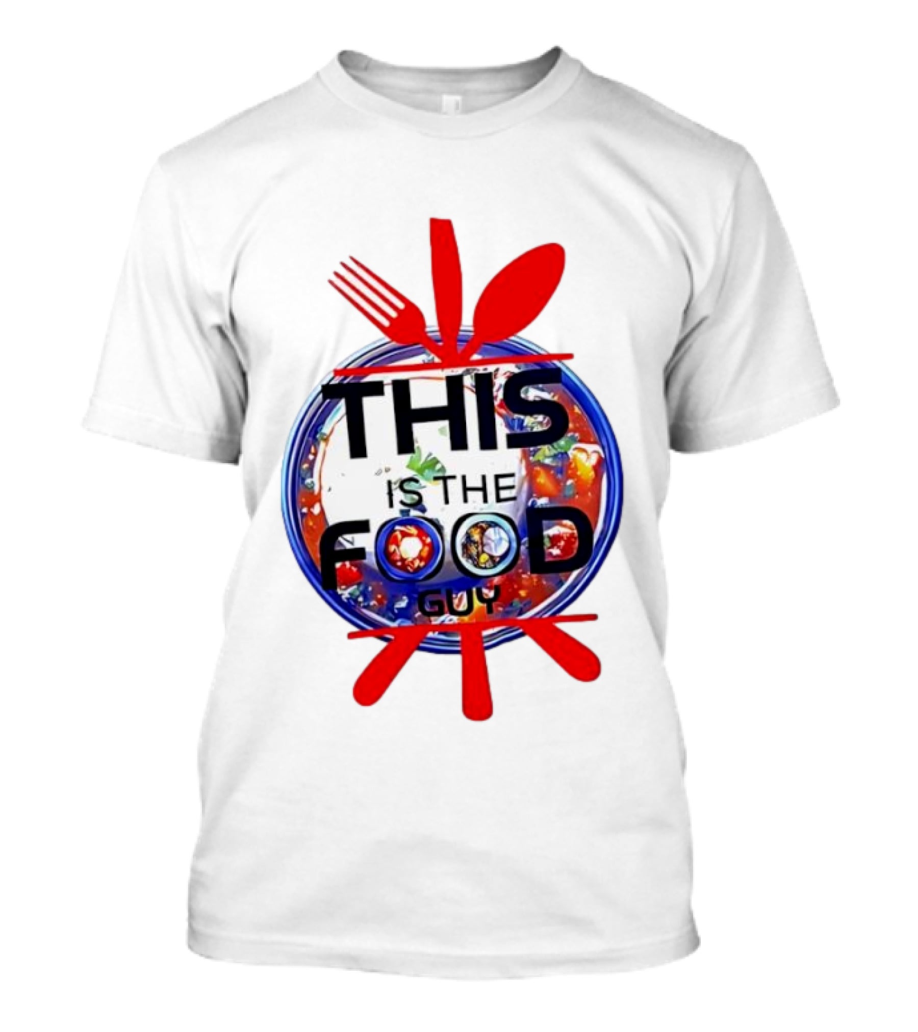 This Is The Food Guy Plate Utensils T-Shirt