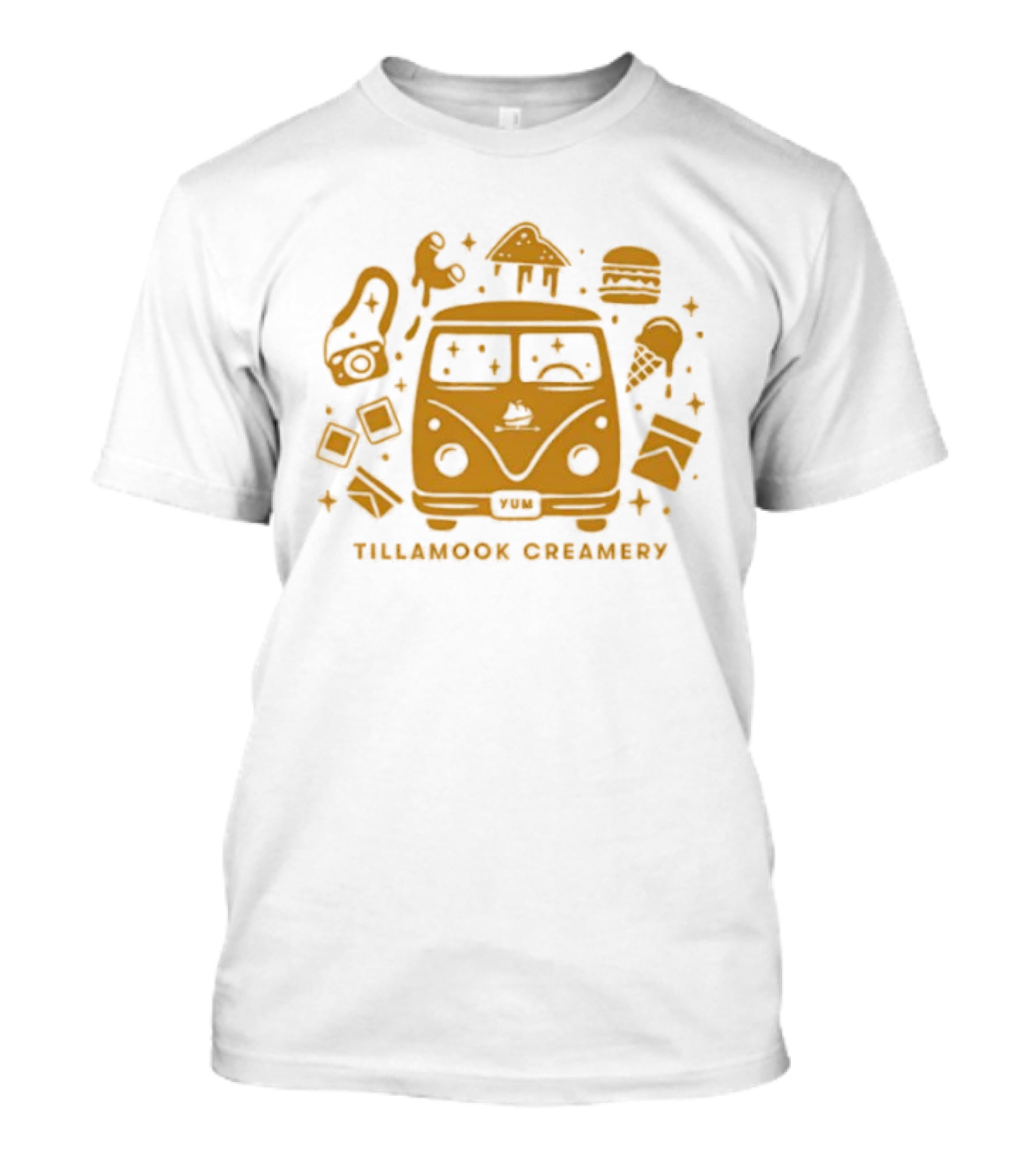 Tillamook Creamery VW Bus Cheese Ice Cream Fun T-Shirt