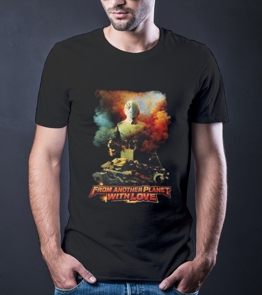 From Another Planet With Love Sci Fi Robot T-Shirt