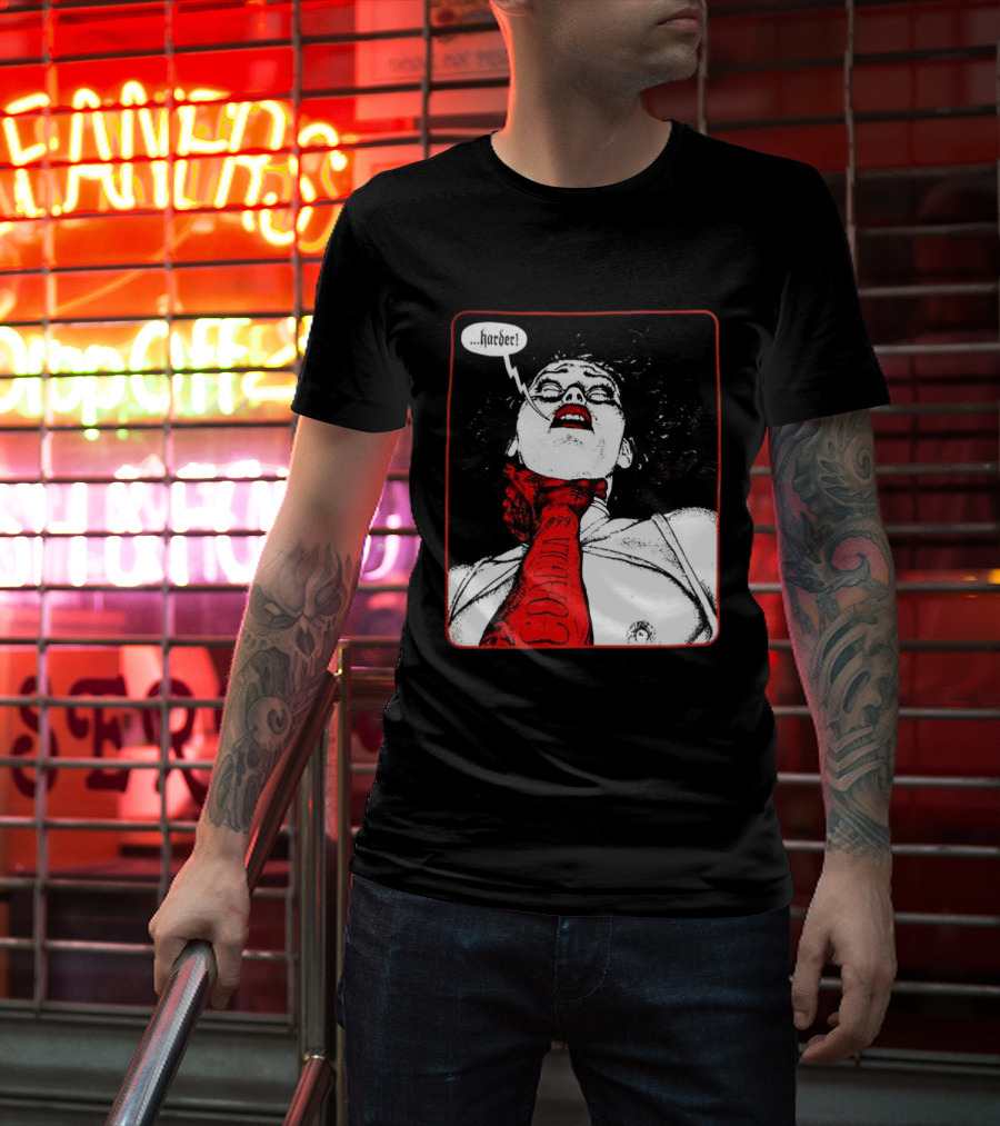 Punzadas De Fantasmas Mujer Con Corbata Rojo Cora 1999 Harder T-Shirt