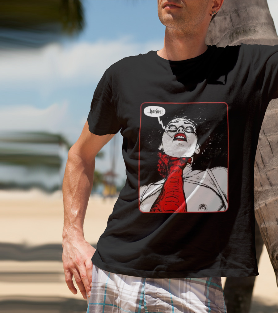 Punzadas De Fantasmas Mujer Con Corbata Rojo Cora 1999 Harder T-Shirt