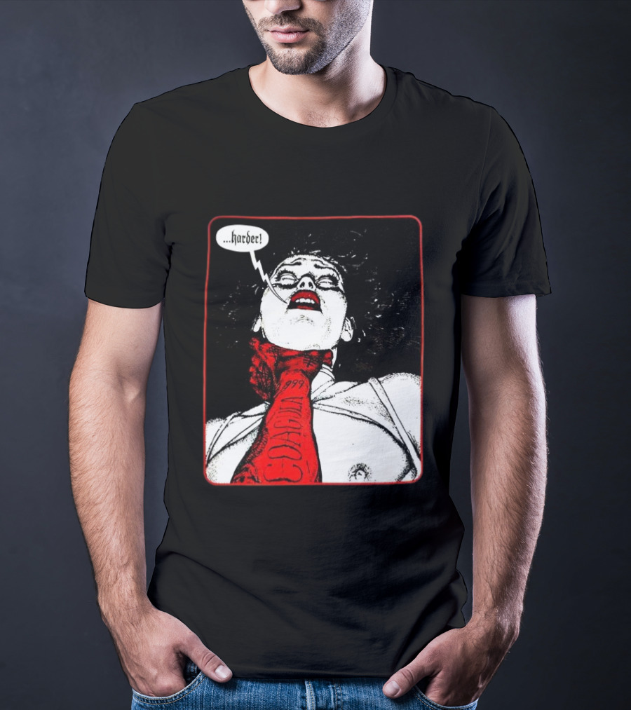 Punzadas De Fantasmas Mujer Con Corbata Rojo Cora 1999 Harder T-Shirt