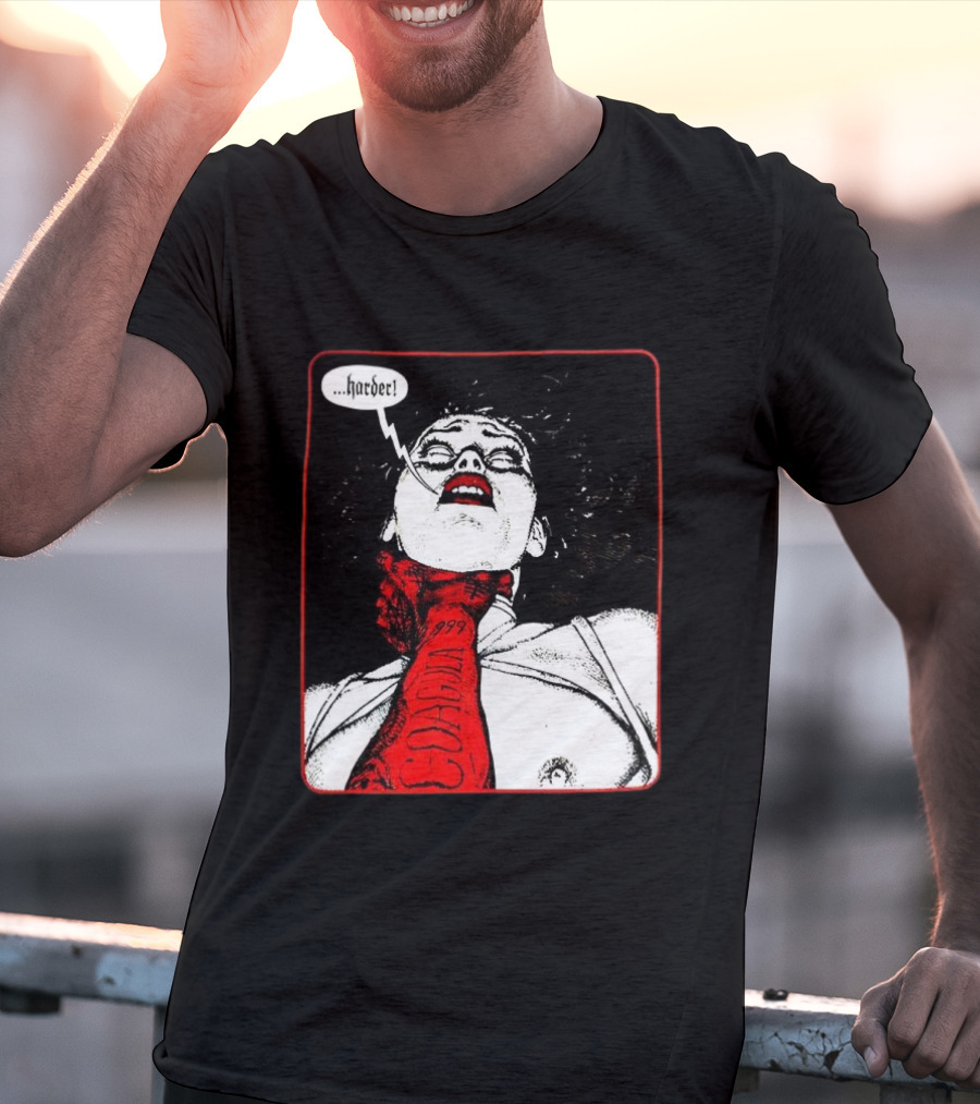 Punzadas De Fantasmas Mujer Con Corbata Rojo Cora 1999 Harder T-Shirt