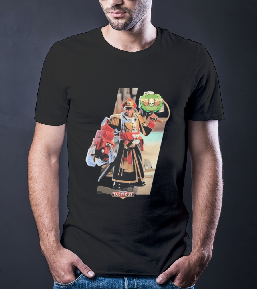 Warhammer 40 000 Tacticus Commissar Yarrick Iconic T-Shirt