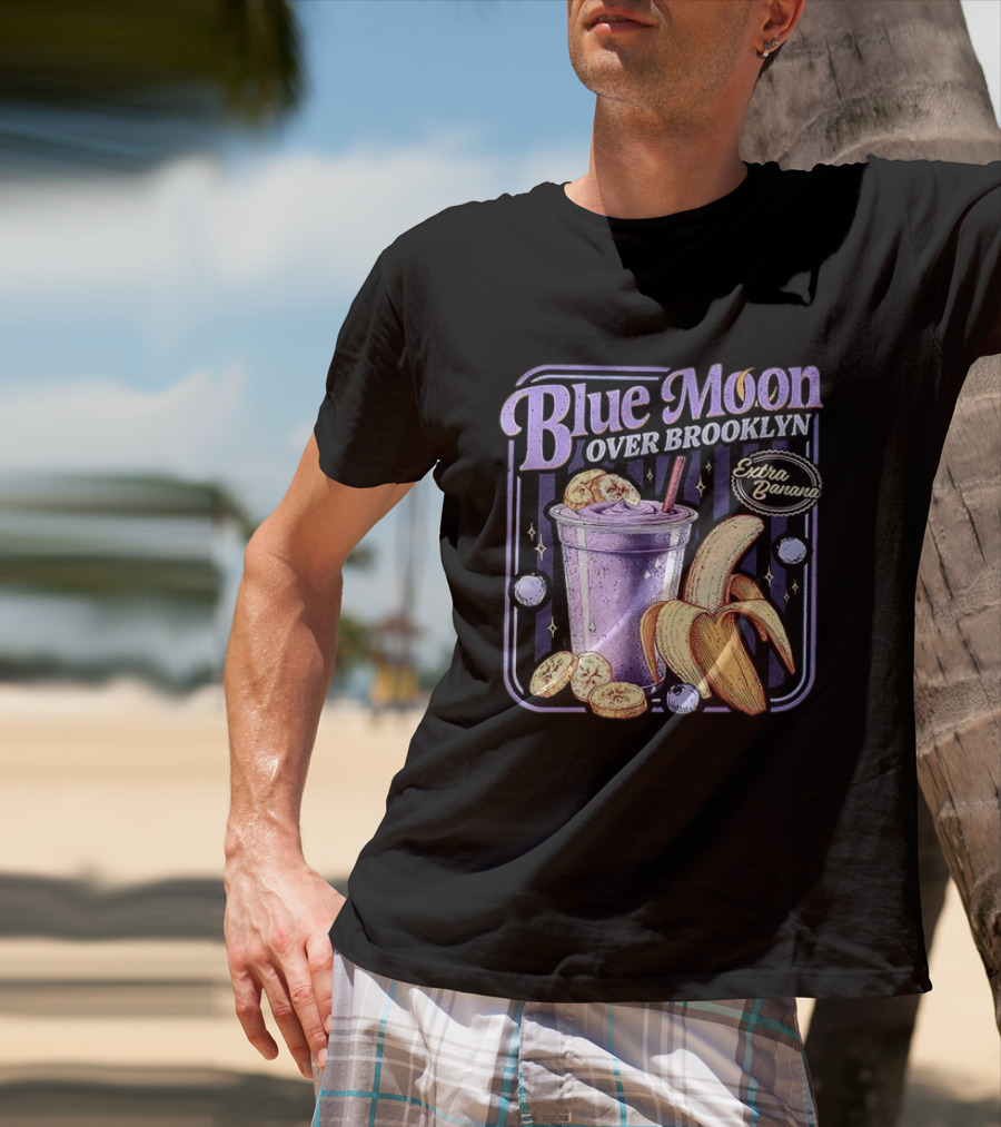 Scott And Kip Blue Moon Over Brooklyn Extra Banana Smoothie T-Shirt
