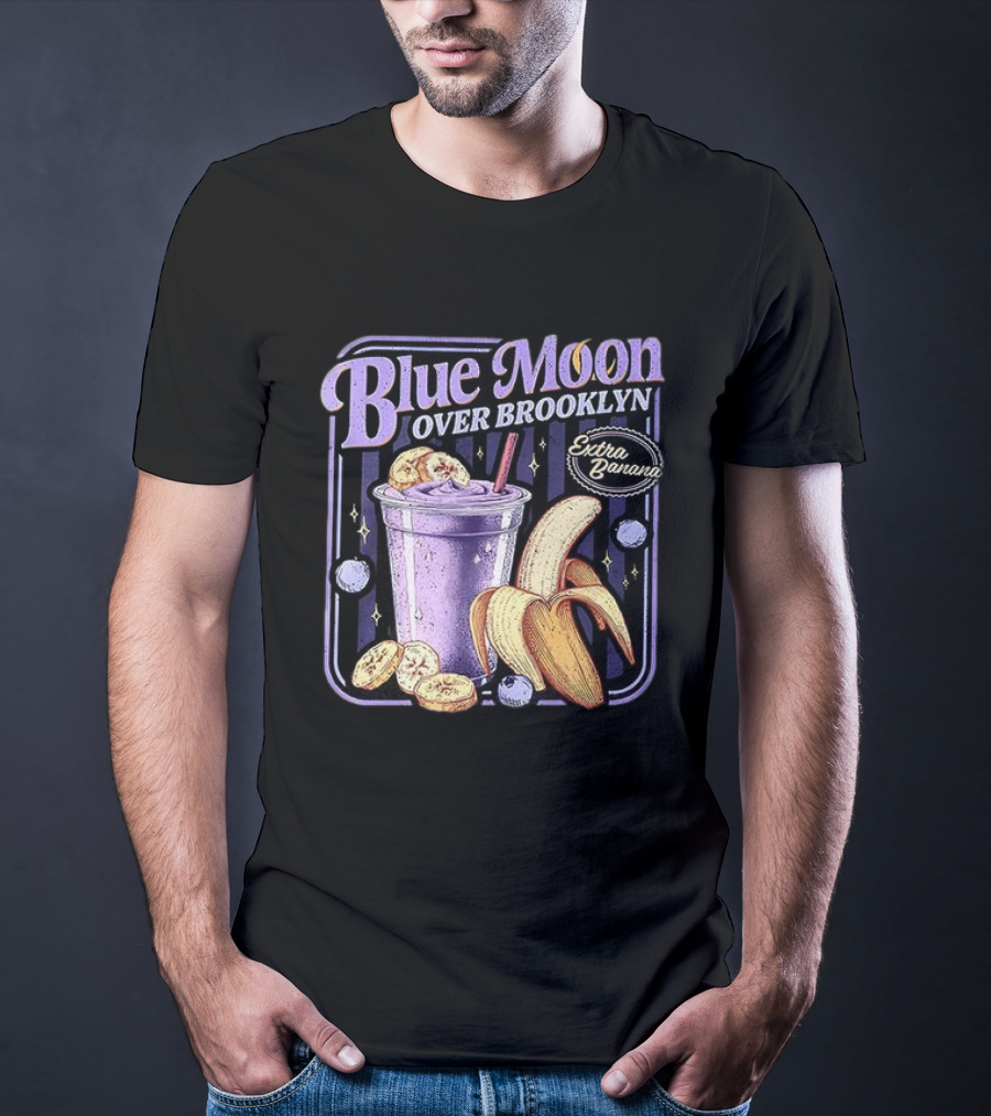 Scott And Kip Blue Moon Over Brooklyn Extra Banana Smoothie T-Shirt