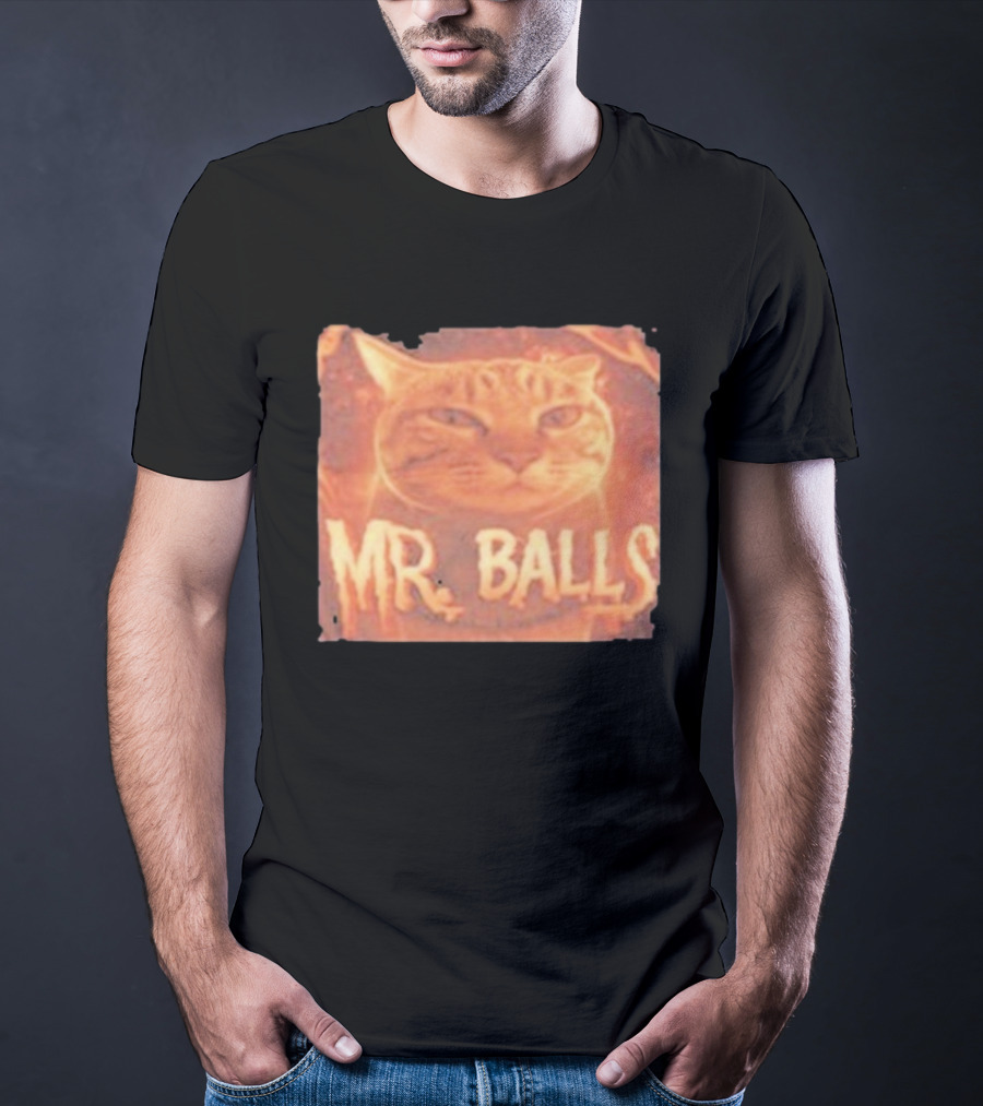 Mr Balls Cat T-Shirt
