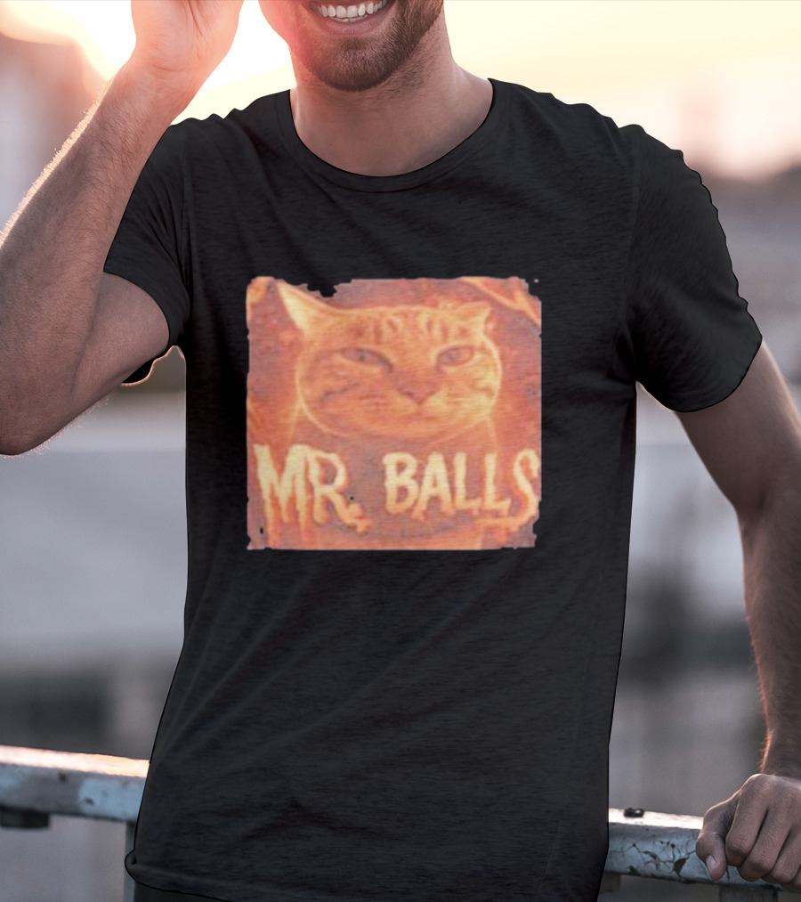 Mr Balls Cat T-Shirt