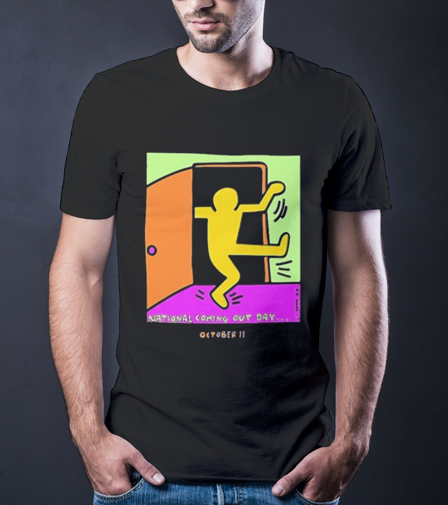 National Coming Out Day October 11 Keith Haring T-Shirt