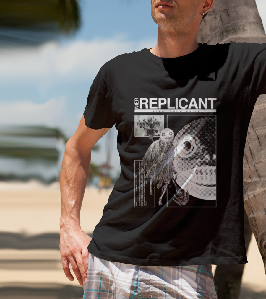 NieR Replicant Plant Snow White Character Illustration Iconic T-Shirt
