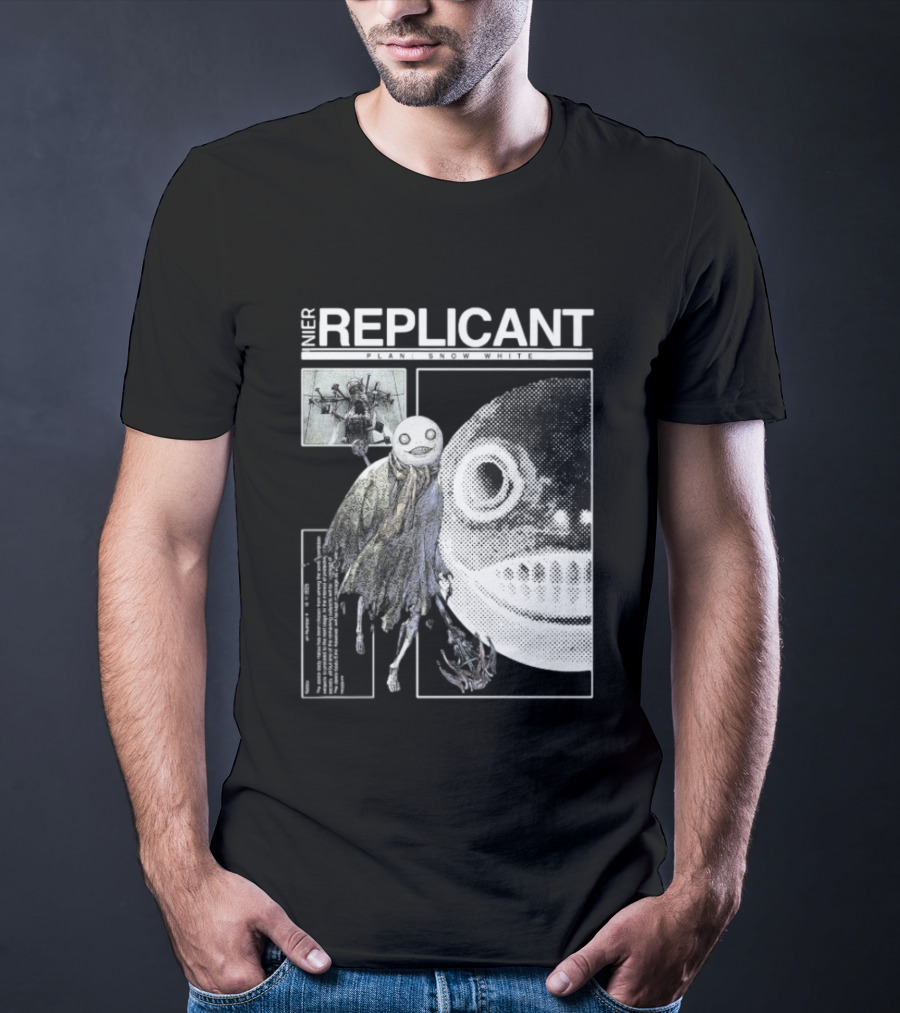 NieR Replicant Plant Snow White Character Illustration Iconic T-Shirt