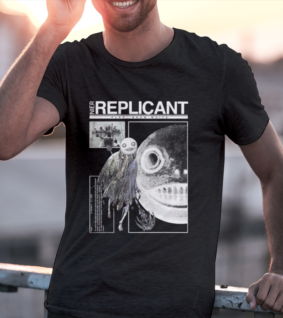 NieR Replicant Plant Snow White Character Illustration Iconic T-Shirt